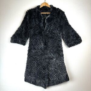 Andrzej Jedynak Futro Naturline Real Fur Duster Coat Luxury